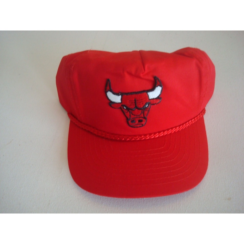CHICAGO BULLS ROPE 90S SNAPBACK GOLF BEACH HAT CAP VINTAGE EE2